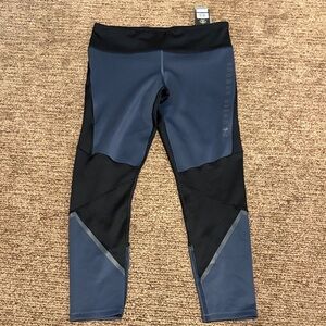 Under Armour Navy and Black Performance Leggings